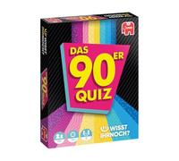 Le Quiz des années 90 - Jeu de Questions nostalgique avec 200 Questions sur la Musique, la TV et Le culte des années 80, 2 Joueurs, Convient à partir de 12 Ans