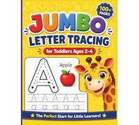 Jumbo Letter Tracing for Toddlers Ages 2-4: ABC Letter Tracing, Numbers 1-20, Lines, Shapes, Activities & Games | Learn to Write for Preschool & Kindergarten
