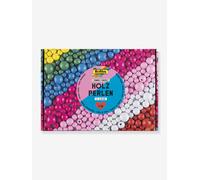 Jumbo pack perles bois BASIC folia 1 kg multicolore TU