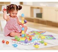 Jumbo Peggy,45 Pcs,Construction And Mosaic Games For Children,Toy Child 2 Years+,Montessori Activity And Development Toys,Fine Motor Skills,Made In Italy