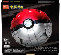 Mega Construx Pokemon Poké Ball Géante à Construire, Jeu de Briques de Construction, 303 pièces, pour Enfant dès 10 Ans, HBF53