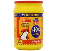 Jumbo Poudre de bouillon de poulet halal 1 kg (lot de 2)