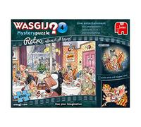 JUMBO- Retro Mystery 4-Live Entertainment Wasgij Puzzle, JUM19177, Multicolore