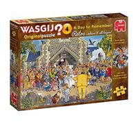 Jumbo- Retro Original 4-A Day to Remember Wasgij Puzzle, JUM19176, Multicolore