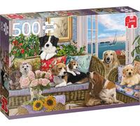Jumbo Spiele 18849 - Pelzige Freunde Puzzle 500 pièces