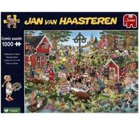 Jumbo Spiele GmbH 1110100029 Festival de la mi-été (Van Haasteren) (1000 pièces) Jigsaw Puzzle, Multicolore, 7 x 37 x 27