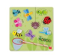 Jumbo Spiele GOULA jeu magnétique d'insectes, puzzle en bois, puzzle pour enfants, jeu pour enfants, puzzle, bois, 10 pièces, 53134