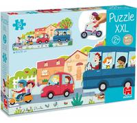 Jumbo Spiele GOULA XXL-Puzzle Fahrzeuge, Kinderpuzzle, Legespiel, Kinder, 18 Teile, 453428