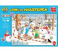 Jumbo Spiele Jan Van Haasteren Junior Bonhomme de Neige 150 pièces - Puzzle pour Enfants à partir de 5 Ans