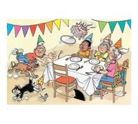 Jumbo Spiele Jan van Haasteren Junior Geburtstagsparty, puzzle pour enfants, puzzle pour enfants, jeu de pose, 150 pièces, 20059