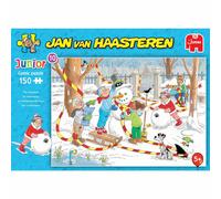 Jumbo Spiele Jan Van Haasteren Junior Bonhomme de Neige 150 pièces - Puzzle pour Enfants à partir de 5 Ans