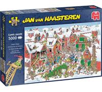 Jumbo Spiele Jan van Haasteren - Santas Village, puzzle, puzzle pour adultes, jeu de puzzle, 5000 pièces, 20076