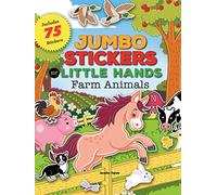 Jumbo Stickers for Little Hands Farm Animals