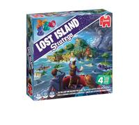 Jumbo - STRATEGO Lost Island - Jeu de stratégie - Jeu de Plateau - deviens Le Maitre du Jeu et récupère Le Drapeau adverse - Mode multijoueurs - 2 à 4 Joueurs - A partir de 8 Ans