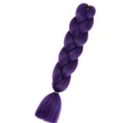 Jumbo Violet Extension De Rajout Cheveux Colorés, 65cm Extension De Cheveux De Fibre Synthétique, Extensions De Raides Cheveuxs Colorés Pour Femmes Filles Party Festival Cosplay