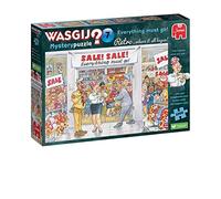 Jumbo Wasgij Retro Mystery 7, Everything Must Go - Puzzle de 1000 pièces pour Adultes - Puzzle Amusant pour Adultes - Puzzle What Happens Next - 1000% Carton recyclé - 1000 pièces