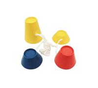 Jumbo Winter Rubber Golf Tees - 4pcs Plastic Golf Tees with Variable Heights for Practice on Frosty Days