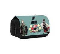 JUMBOZ SP-Y×FAMI-LY Sac Papeterie Organisateur, Trousse de Grande Capacité, Dessinée Portefeuille Pochette Papeterie Sac de Stylo -20 * 10 * 7.5cm||Multicolor 2