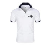 JUMBOZ Tee Shirt Homme Doc.tor Who, Golf Po.lo Confortable Respirable, Tops Running Casual évacuant l'humidité pour d'été -White||M