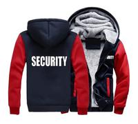 JUMBOZ Vêtements Homme Sec.URI-TY, Manteaux Blouson en Polaire Épais pour Hiver, Veste Résistant au Vent pour Outdoor-Blue A||XXL