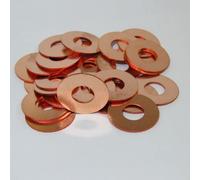 JUMELA Couteaux pliants rondelle Laiton/Bronze Pivot rondelles for Bricolage Fabrication de Couteaux 10 pièces (Color : Size 6)