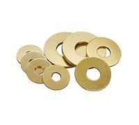 JUMELA Couteaux pliants rondelle Laiton/Bronze Pivot rondelles for Bricolage Fabrication de Couteaux 10 pièces (Color : Size 4)