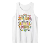 Jumelage avec ma Meilleure Amie d'école, Mignonne Amie Assortie, Twin Day Débardeur