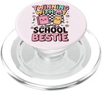 Jumelage avec ma Meilleure Amie d'école, Mignonne Amie Assortie, Twin Day PopSockets PopGrip pour MagSafe