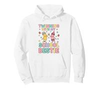 Jumelage avec ma Meilleure Amie d'école, Mignonne Amie Assortie, Twin Day Sweat à Capuche