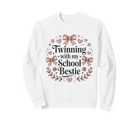 Jumelage avec ma Meilleure Amie d'école, Mignonne Amie Assortie, Twin Day Sweatshirt