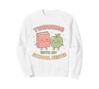 Jumelage avec ma Meilleure Amie d'école, Mignonne Amie Assortie, Twin Day Sweatshirt