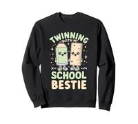 Jumelage avec ma Meilleure Amie d'école, Mignonne Amie Assortie, Twin Day Sweatshirt