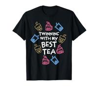 Jumelage avec Mon Meilleur thé Boba Tea Jumelage avec ma Meilleure Amie T-Shirt