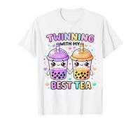 Jumelage avec Mon Meilleur thé, Une Jolie Boisson Kawaii Boba pour Les Amis T-Shirt