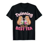 Jumelage avec My Best Tea Bestie Capybara Bubble Tea T-Shirt