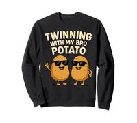 Jumelage avec My Bro Potato Twin Brothers Best Friend Sweatshirt