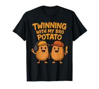 Jumelage avec My Bro Potato Twin Brothers Best Friend T-Shirt