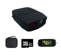 Jumelle Vision Nocturne 4K 60MP, Zoom Numérique 8X, Portée de Infrarouge Vision Nocturne 500M, 5000mAh Rechargeable Vision Nocturne, 3" TFT LCD Écran pour la Chasse, Le Camping avec Carte 32G