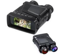 Jumelle Vision Nocturne, Écran HD De 3,2 Pouces Zoom Numérique 10x, Carte Mémoire Intégrée De 32 Go Permet De Prendre des Photos Et D'Enregistrer des Vidéos Convient pour La Chasse Le Camping Etc