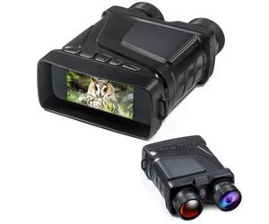 Jumelle Vision Nocturne, Écran HD De 3,2 Pouces Zoom Numérique 10x, Carte Mémoire Intégrée De 32 Go Permet De Prendre des Photos Et D'Enregistrer des Vidéos Convient pour La Chasse Le Camping Etc
