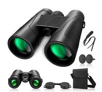 Jumelles 10 x 42 - Observation des oiseaux avec objectifs FMC - Grand oculaire Clear View - Pour adulte - Surligneur professionnel pour la randonnée, la croisière, les voyages