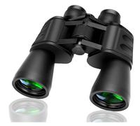 Jumelles 20x50, haute puissance, vision nocturne à faible luminosité, compactes, étanches, noir