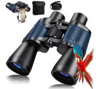 Jumelles 20x50 pour Adultes avec BAK4 Prism, FMC lentille, Compact, pour Observation des Oiseaux, Concerts, Chasse et Jeux de Sport, Jumelles pour Adultes et Enfants avec Adaptateur pour Smartphone