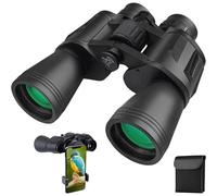Jumelles 20x50 pour adultes, télescope compact et étanche, haute puissance, vision nocturne en basse lumière, pour l'observation de la chasse