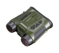 Jumelles 4K pour vision nocturne avec technologie de lumière infrarouge, zoom 16x et WiFi pour transfert vidéo en temps réel et surveillance à distance (vert)