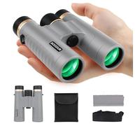 Jumelles à Prisme de Toit pour Adultes, Jumelles Compactes Portables et Etanches avec Vision Nocturne à Faible Luminosité, pour l'observation des Oiseaux, la Chasse, Les Voyages, Les Concerts (h)