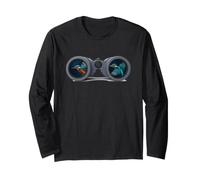 Jumelles Amusantes pour Observer Les Oiseaux avec Inscription « I See Birds » Manche Longue