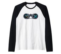 Jumelles Amusantes pour Observer Les Oiseaux avec Inscription « I See Birds » Manche Raglan