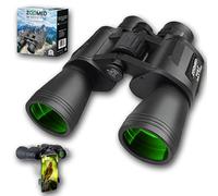 Jumelles 20 x 50 pour adultes, jumelles étanches haute puissance avec vision nocturne à faible luminosité pour la chasse, l'observation des oiseaux, les voyages, les matchs de football avec étui de