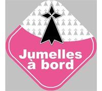 jumelles bretonnes hermine - 10cm - Sticker/autocollant G